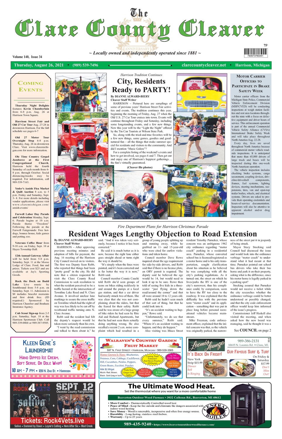 August 26 2021 Edition Clare County Cleaver